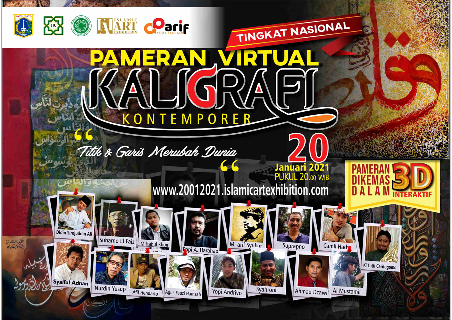 Launching Pameran Virtual Kaligrafi Kontemporer